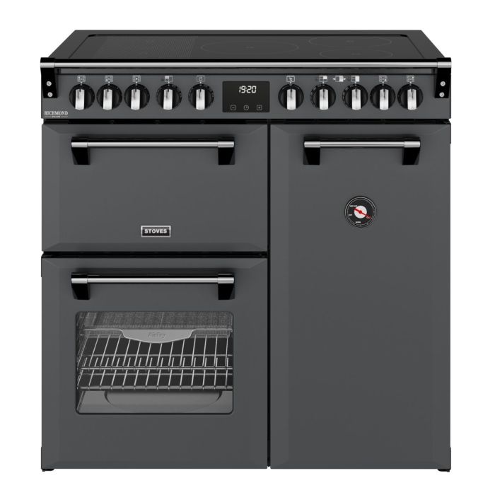 GRADE A2 - Stoves Richmond DX 90cm Electric Induction Range Cooker - Grey