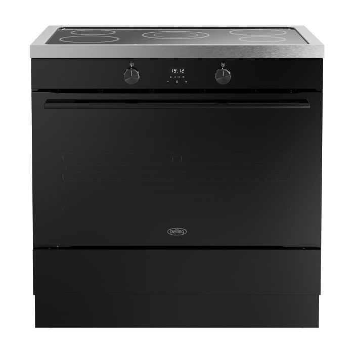 Belling Vision Single Cavity 90cm Electric Range Cooker - Black