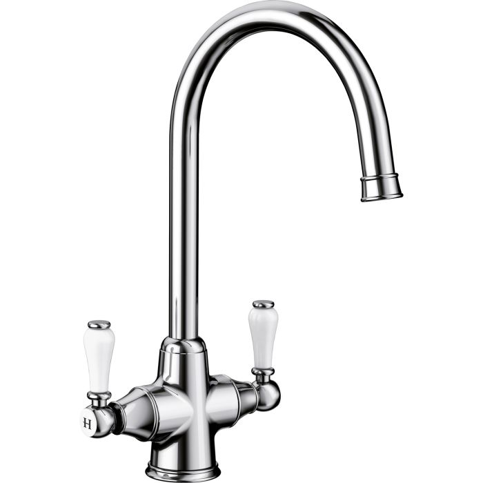 Blanco Vicus Dual Lever Kitchen Mixer Tap - Chrome