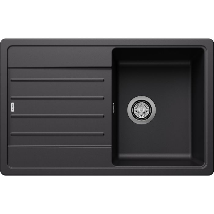 Blanco Legra 45 S Single Bowl Inset Silgranit Kitchen Sink - Black