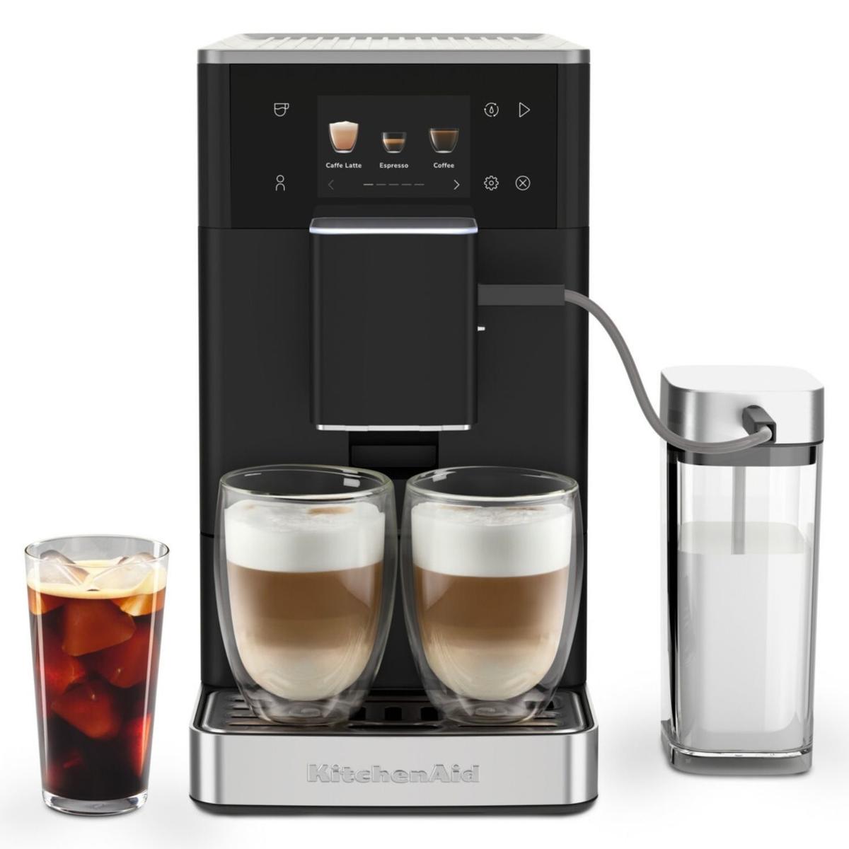 KitchenAid KF4 Fully Automatic Espresso Coffee Machine 5KES8454BBM - Matte Black