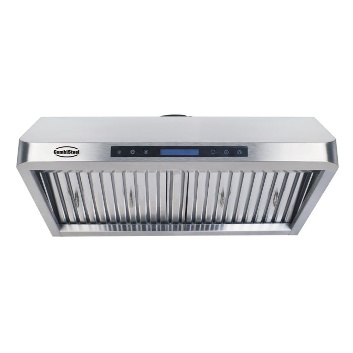Combisteel Compact Extraction Hood with Motor Filters & LED Lights - 900mm Wide Plug In