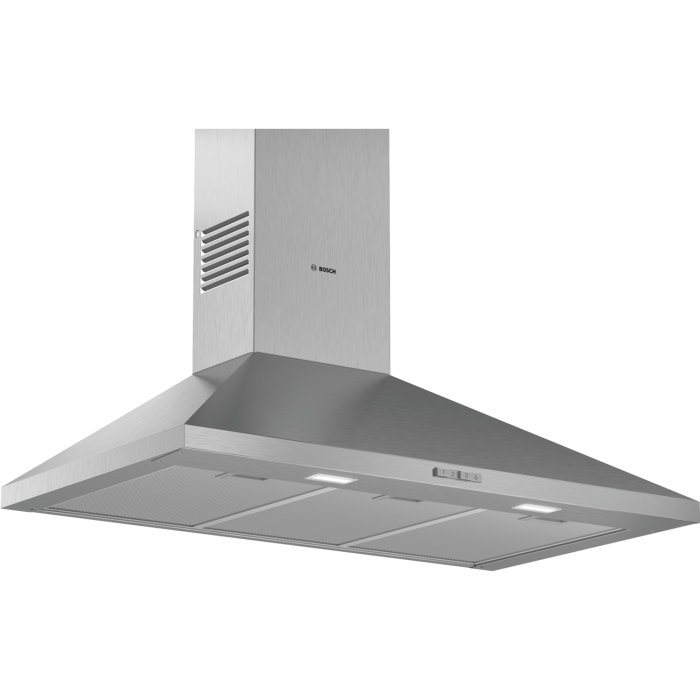 Refurbished Bosch Series 2 DWP94BC50B 90cm Pyramid Chimney Cooker Hood Stainless Steel