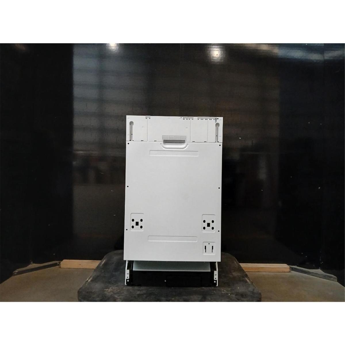 GRADE A2 - electriQ Integrated Slimline Dishwasher - White control panel - Quick Wash Quiet