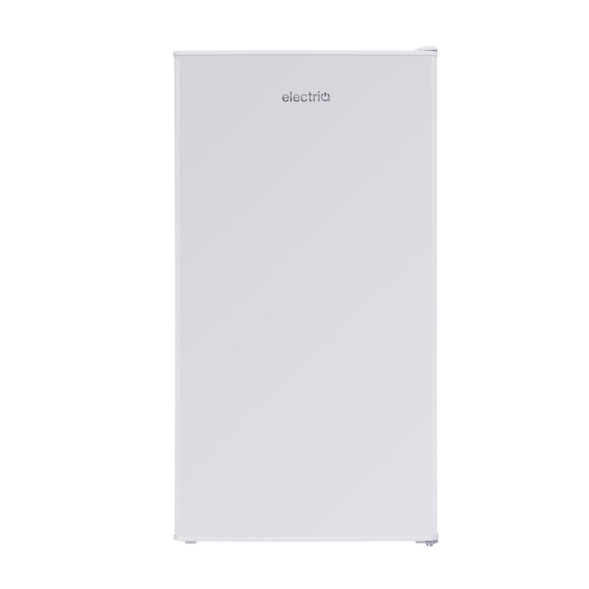 Refurbished electriQ 62 Litre Freestanding Under Counter Fridge with Ice Box - White