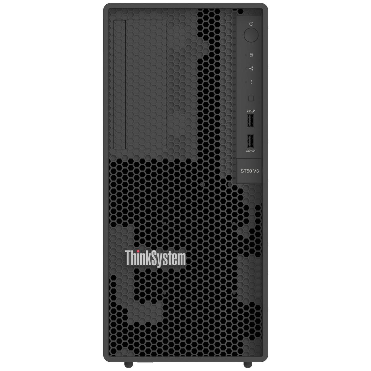Lenovo ThinkSystem ST50 V3, 1xIntel Xeon 6315P 4C 2.8GHz 55W, 32GB 1Rx8, 2x960GB SSD, SW RD, 1x500W