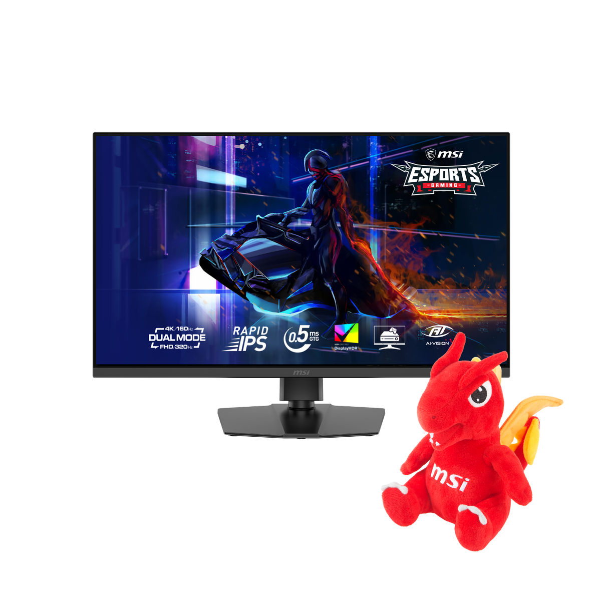 MSI MAG 322URDF E16 32" IPS Dual Mode 4K UHD 160Hz Full HD 320Hz 0.5ms Gaming Monitor