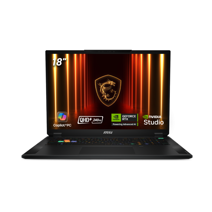 MSI Stealth A18 AI+ AMD Ryzen Ai 9 32GB RAM 2TB SSD RTX 5070 Ti 240Hz 18 Inch Windows 11 Gaming Laptop