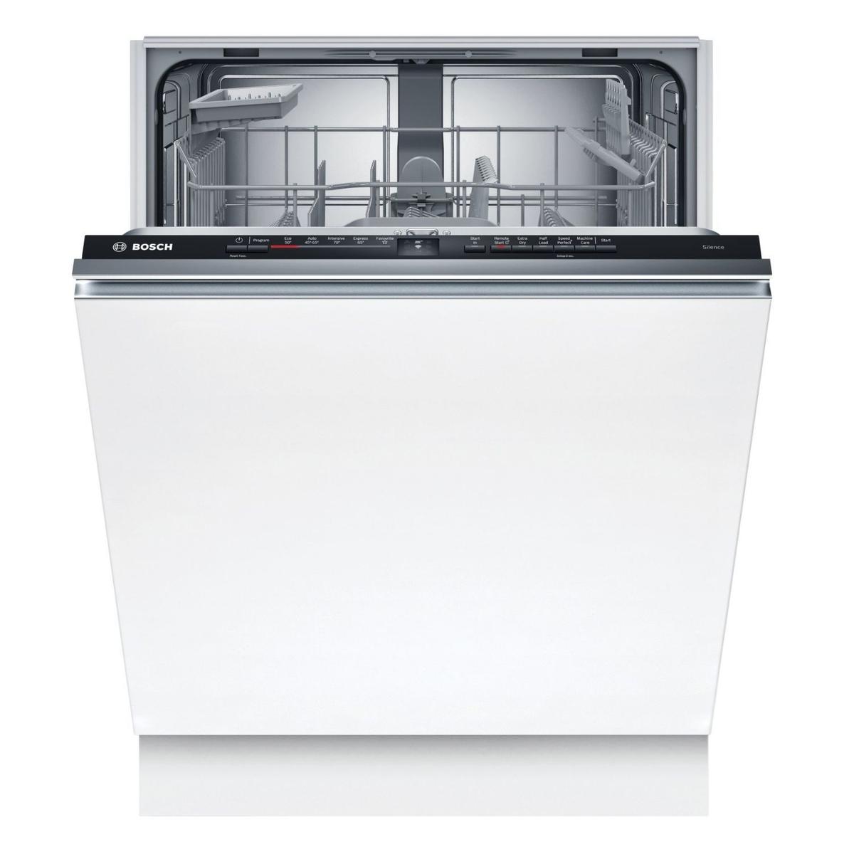 GRADE A2 - Bosch Series 2 Integrated Dishwasher - Smart Wi-Fi D-Rated Black control panel
