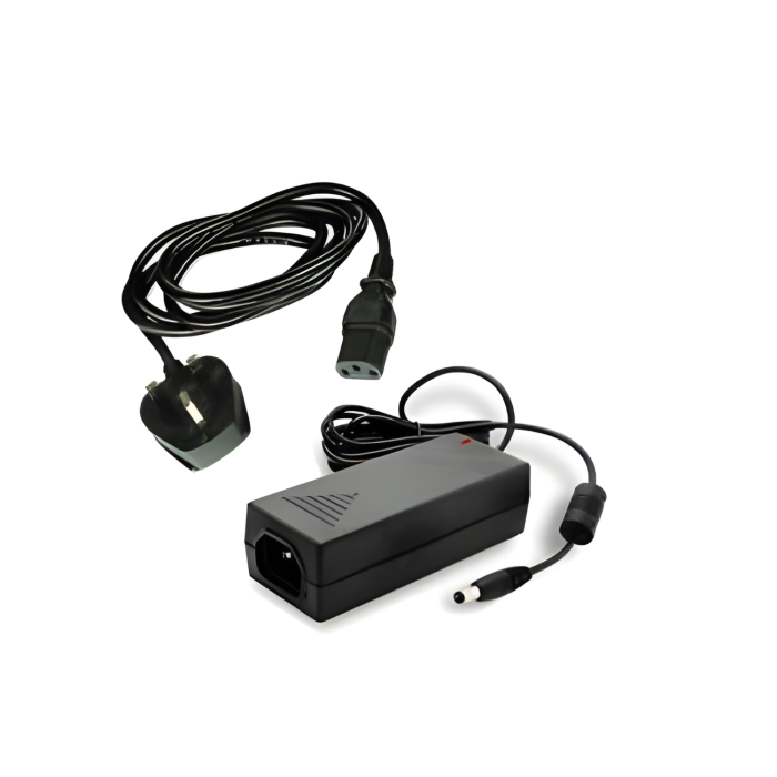 Easy Universal 60W DC Power Adapter with UK Mains Plug 2.1mm Jack Connector