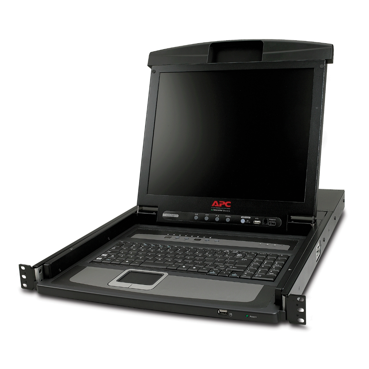 APC 17" Rack LCD Console 8 port KVM
