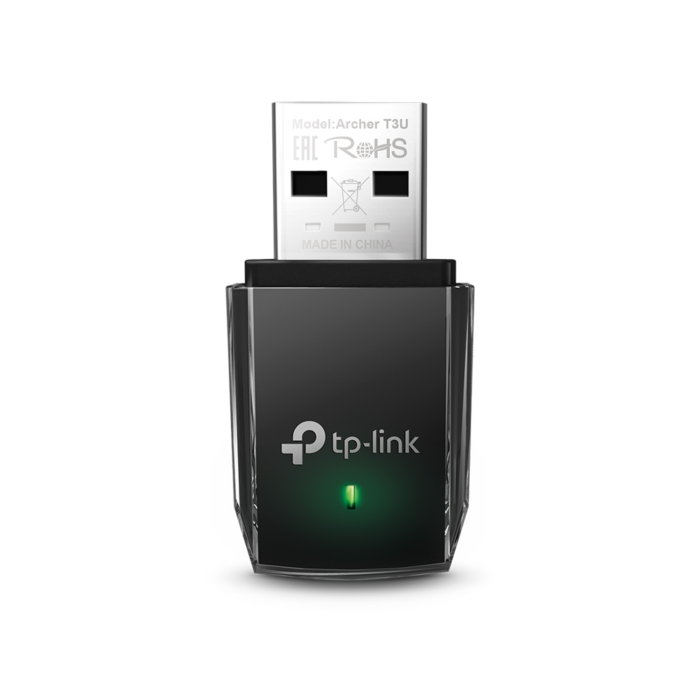 TP-Link Archer T3U AC1300 Dual Band Wireless 2.4GHz and 5GHz WiFi 5 USB 3.0 Adapter