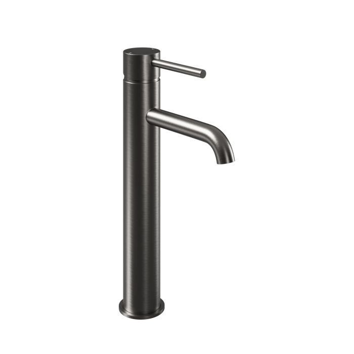 Gunmetal Tall Mono Basin Mixer Tap - Arissa