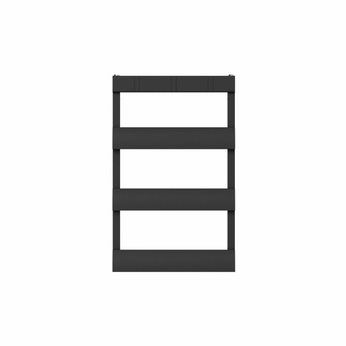 Black Towel Radiator with Hooks 800 x 500mm - Arizona