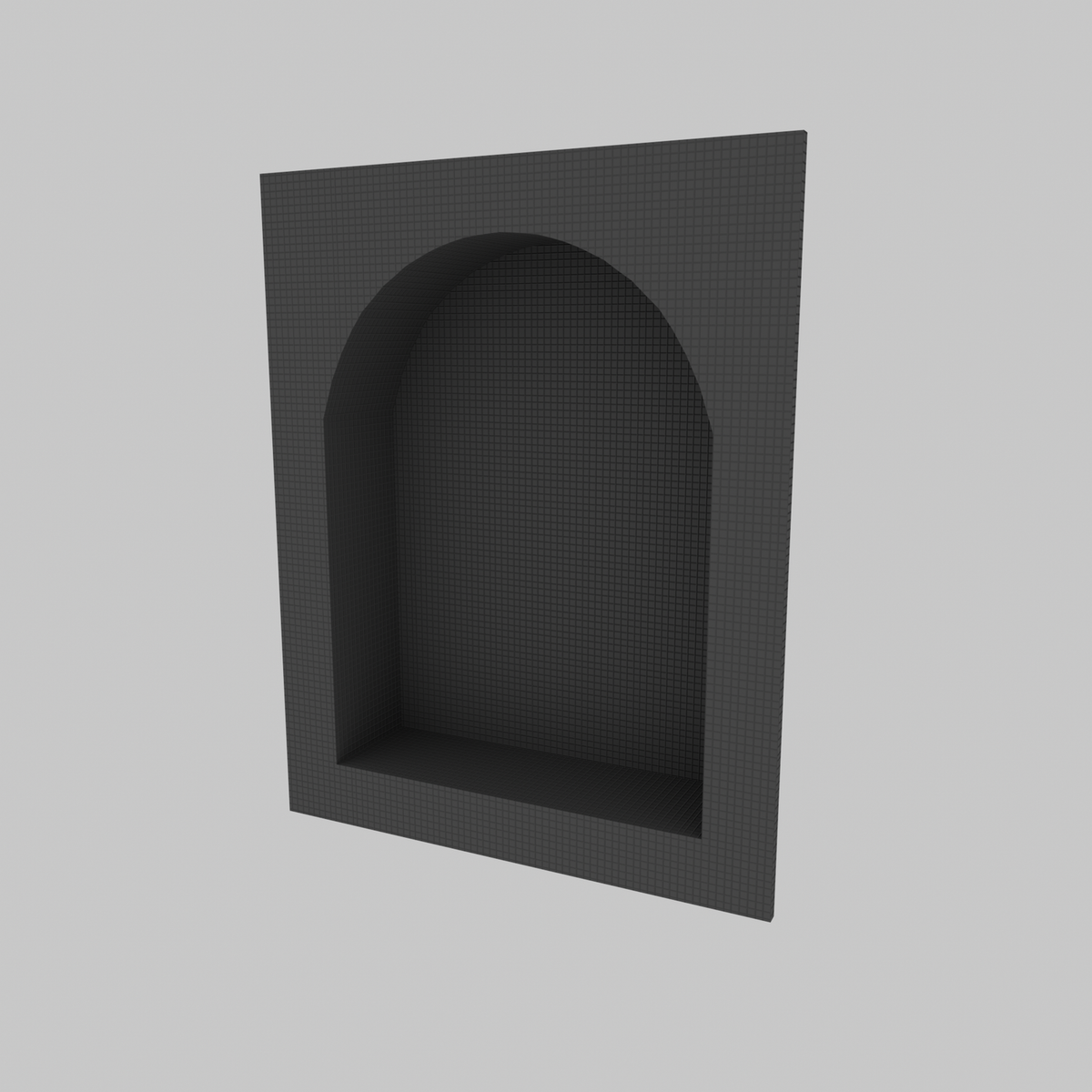 Arched shower niche- External 406*508*100 Internal 306*408*88 