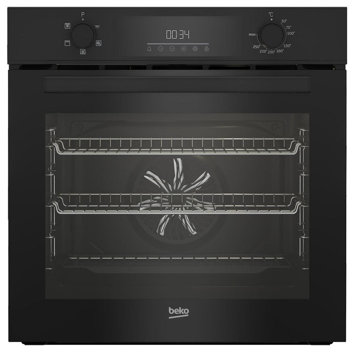 GRADE A2 - Beko BBIF22300B Electric Fan Single Oven - Black   