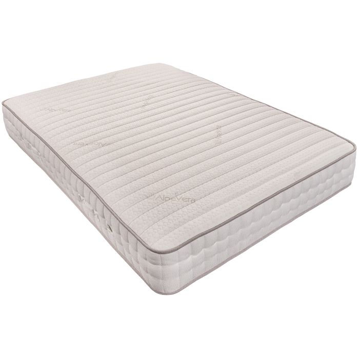 Double Hybrid Aloe Vera Memory Foam Top 2000 Pocket Sprung Hybrid Mattress - Sleepful Wellness