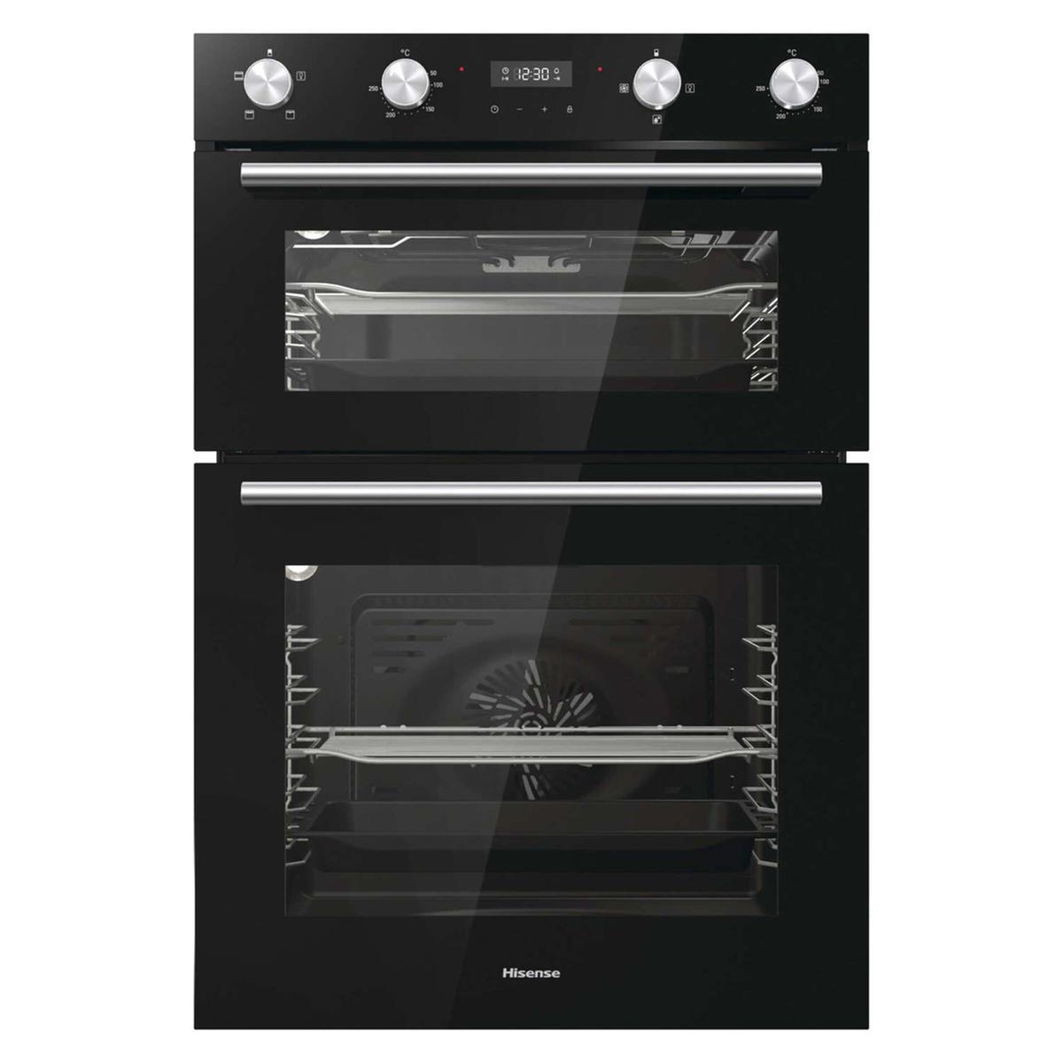 GRADE A2 - Hisense BID95211BGUK Built-In Electric Double Oven - Black   
