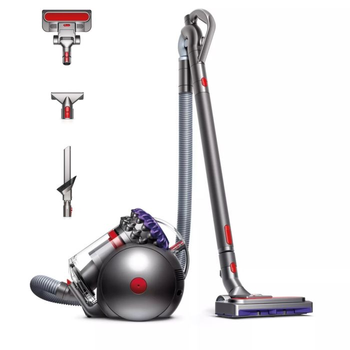 GRADE A2 - Dyson Big Ball Animal 2 Cylinder Corded Vacuum Cleaner - Iron & Purple