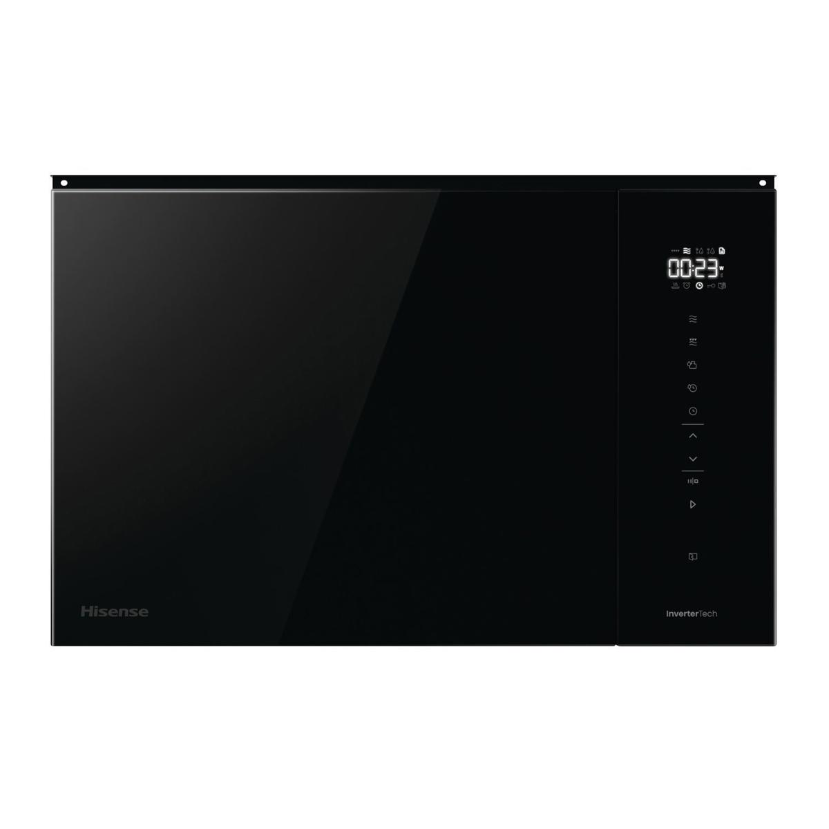 Refurbished Hisense Built-In Microwave with Grill - Black