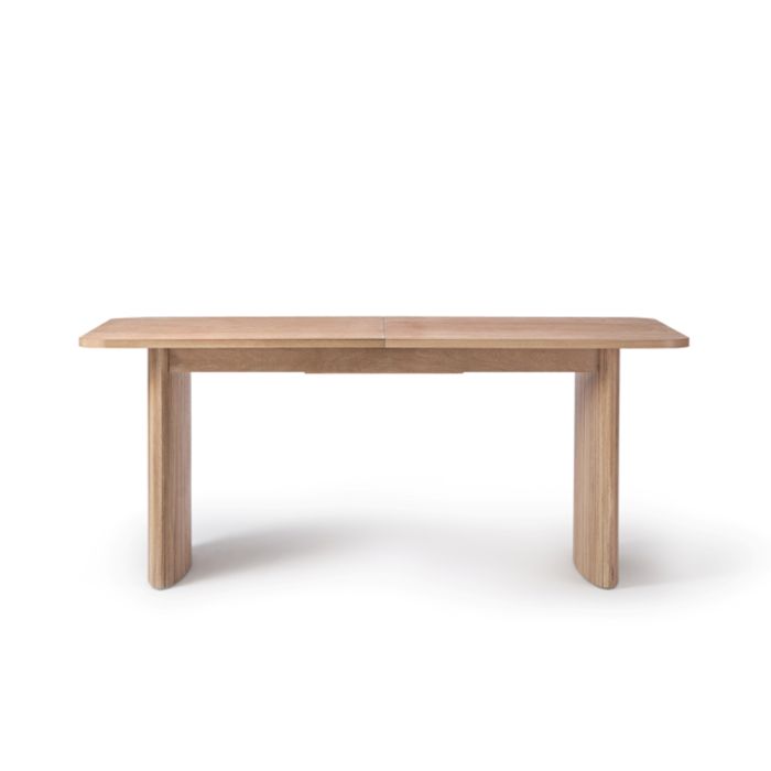 ONLY OPENED - Large Light Oak Extendable Dining Table - Seats 6-8 - Jarel