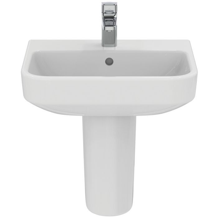 Ideal Standard i.Life S Compact 1 Tap Hole Semi Pedestal Basin 500mm