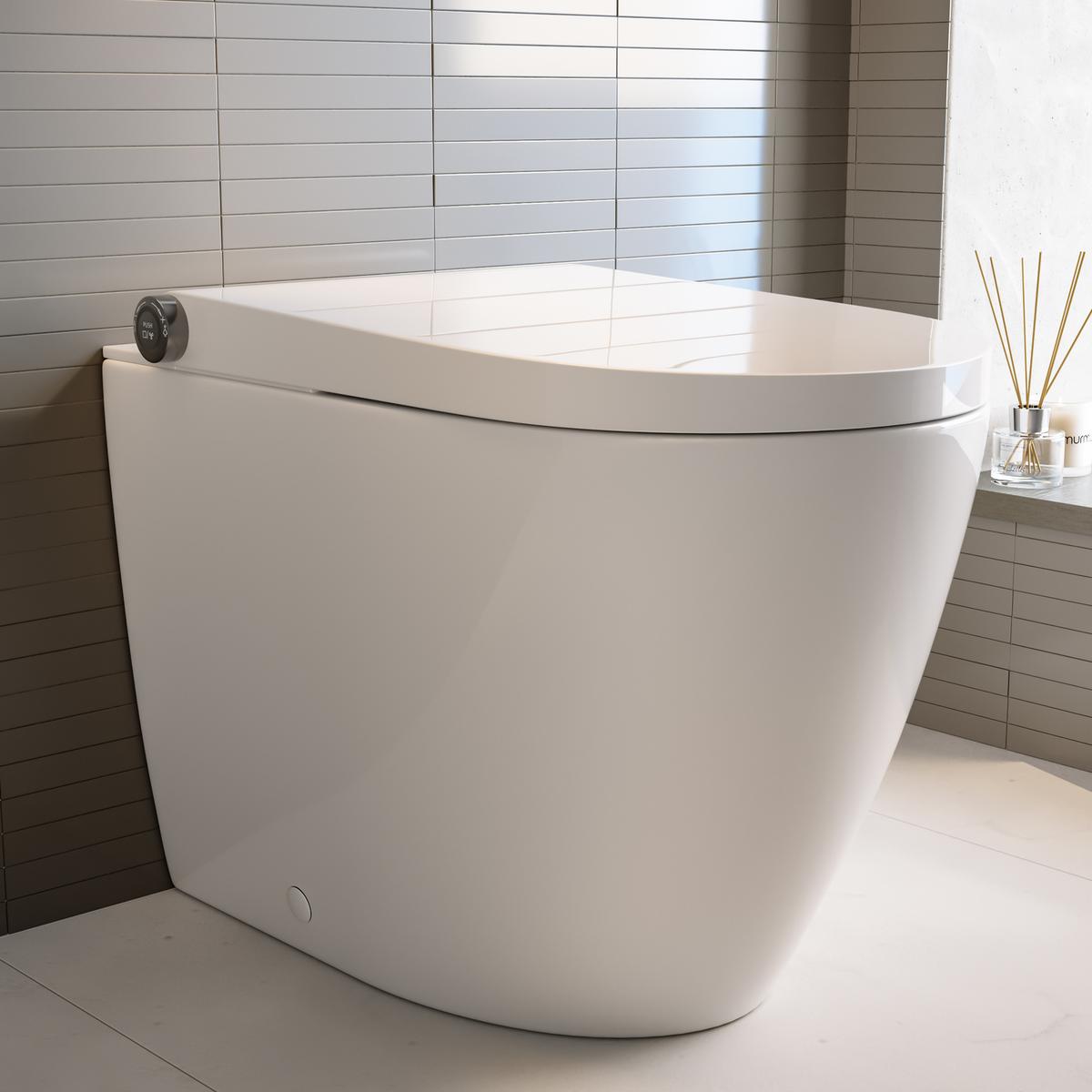 ONLY OPENED - Back to Wall Smart Bidet Japanese Toilet - Purificare