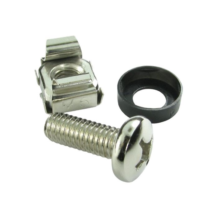 OEM Pack of 10 M6 Nickel Cage Nuts