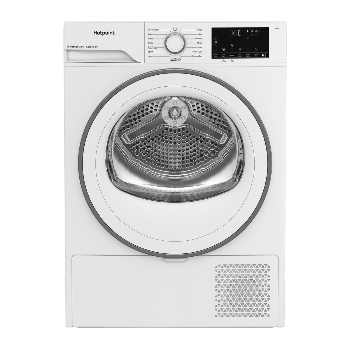 Hotpoint ColdGuard 11kg Heat Pump Tumble Dryer - White