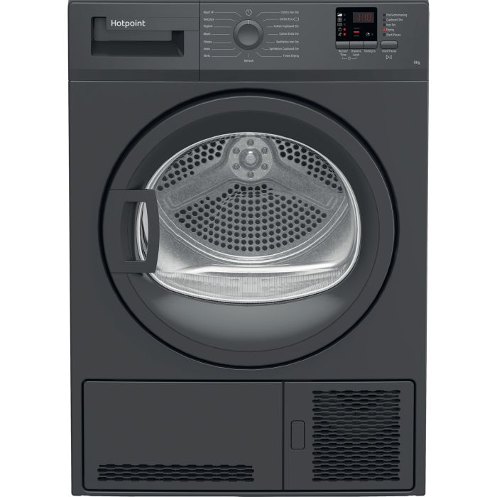 Hotpoint 8kg Condenser Tumble Dryer - Graphite