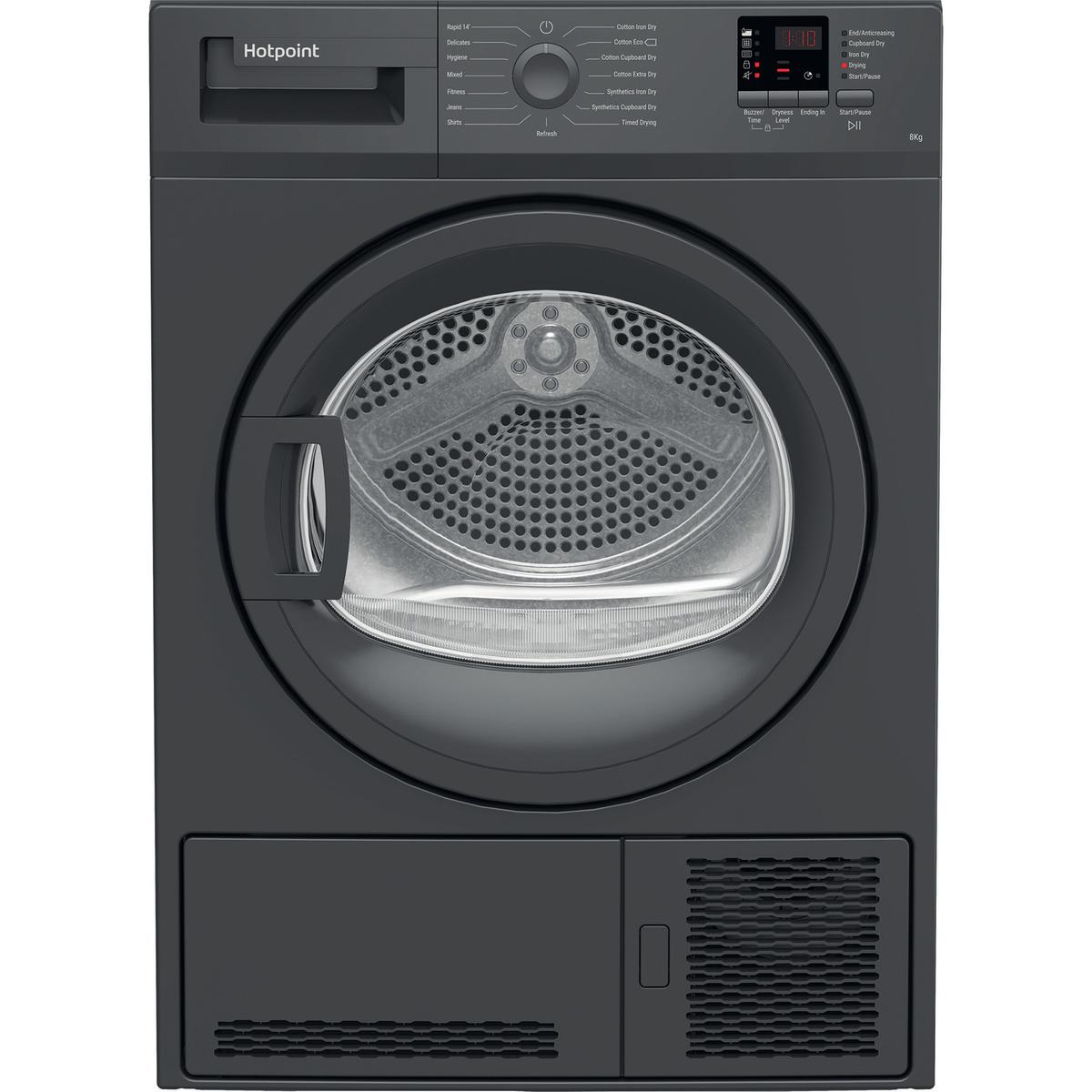 GRADE A2 - Hotpoint 8kg Condenser Tumble Dryer - Graphite