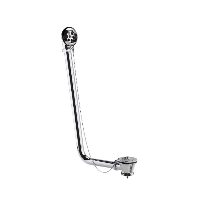 Chrome Traditional Exposed Bath Waste & Overflow - Park Royal