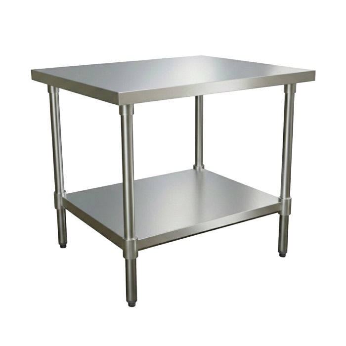 Culinox Stainless Steel Centre Prep Table - 900mm Wide, 600mm Deep