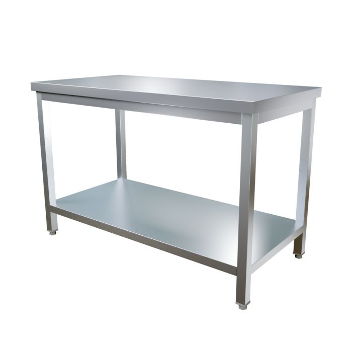 Culinox Stainless Steel Centre Prep Table - 1200mm Wide, 700mm Deep