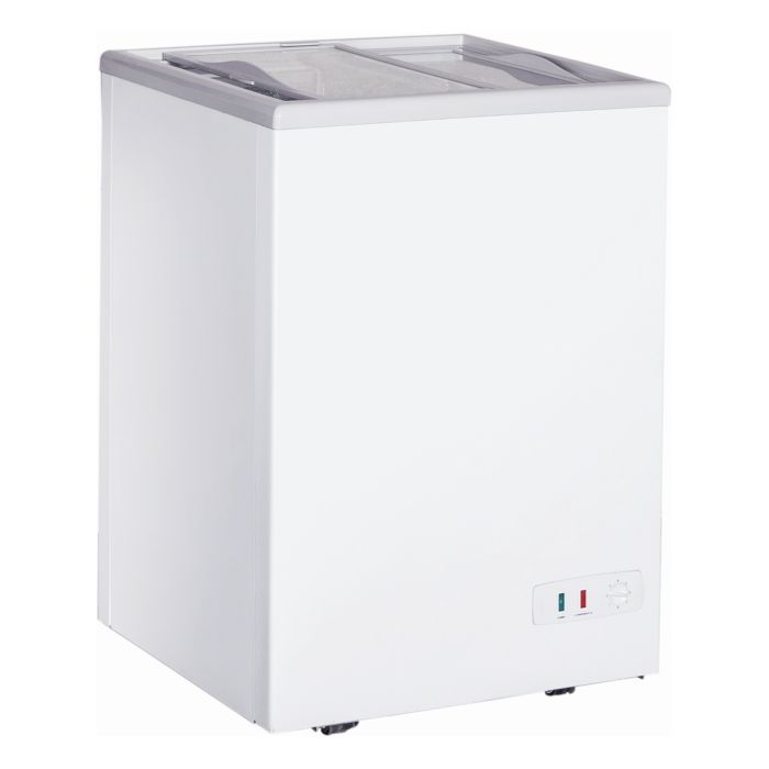 Culinox SD100 Display Freezer with Flat Sliding Glass Lid - 97 Ltr