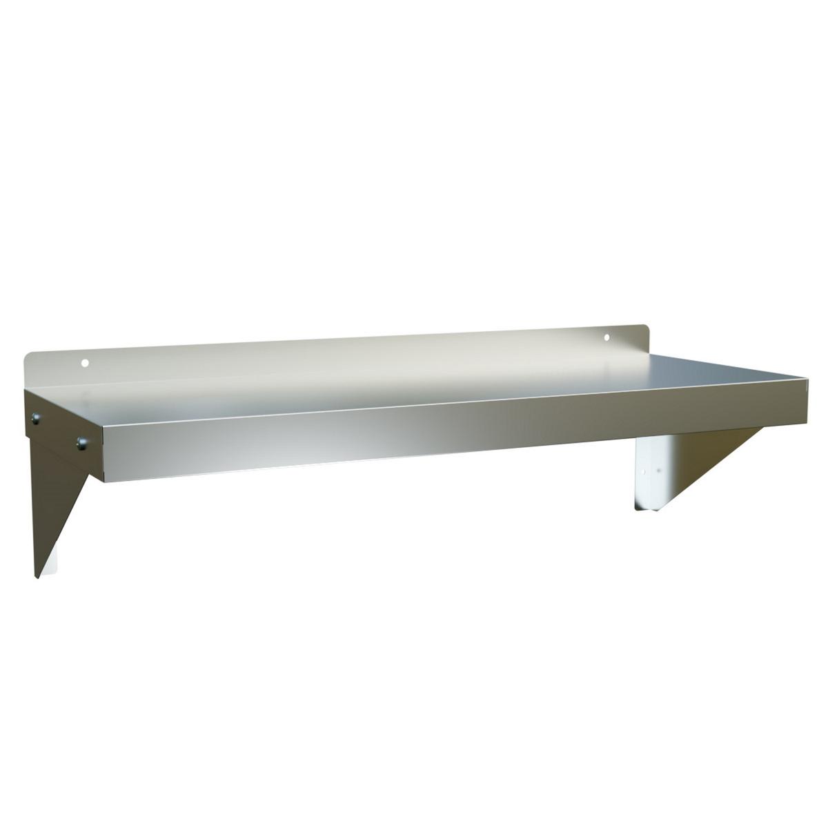 GRADE A1 - Culinox Stainless Steel Wall Shelf - 900mm Wide, 300mm Deep