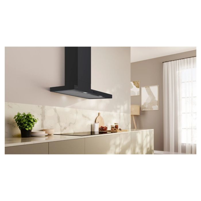 GRADE A1 - Neff N50 Series 90cm Chimney Cooker Hood - Matt Black