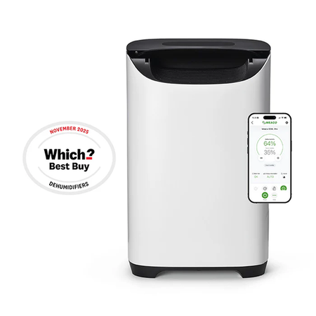 GRADE A2 - Meaco DD8LPRO 8L Smart Quiet Desiccant Laundry Dehumidifier