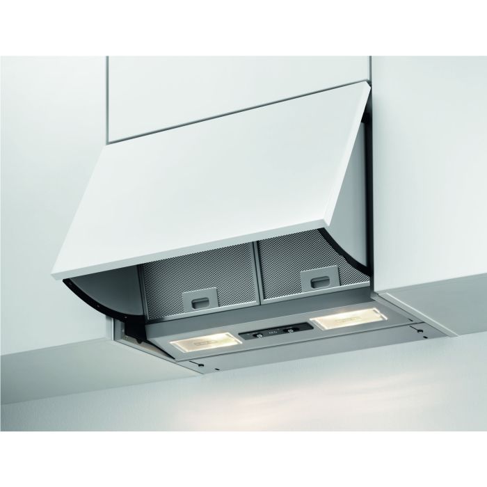 Refurbished AEG DEB2631S 60cm Integrated Cooker Hood Grey