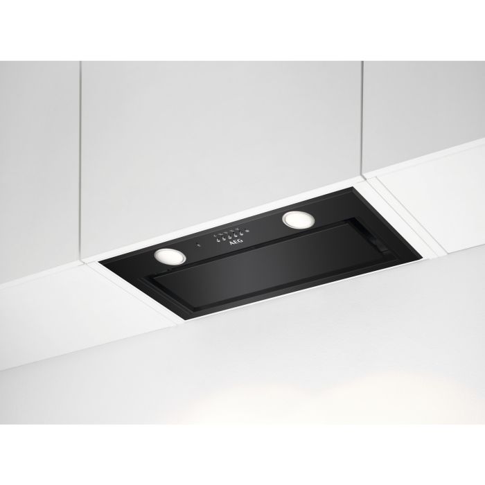 Refurbished AEG 6000 Series 54cm Canopy Cooker Hood - Matt Black