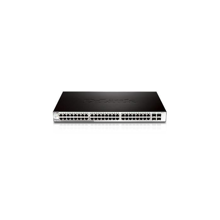 D-Link 48 10/100/1000 Base-T port with 4 x 1000Base-T /SFP ports