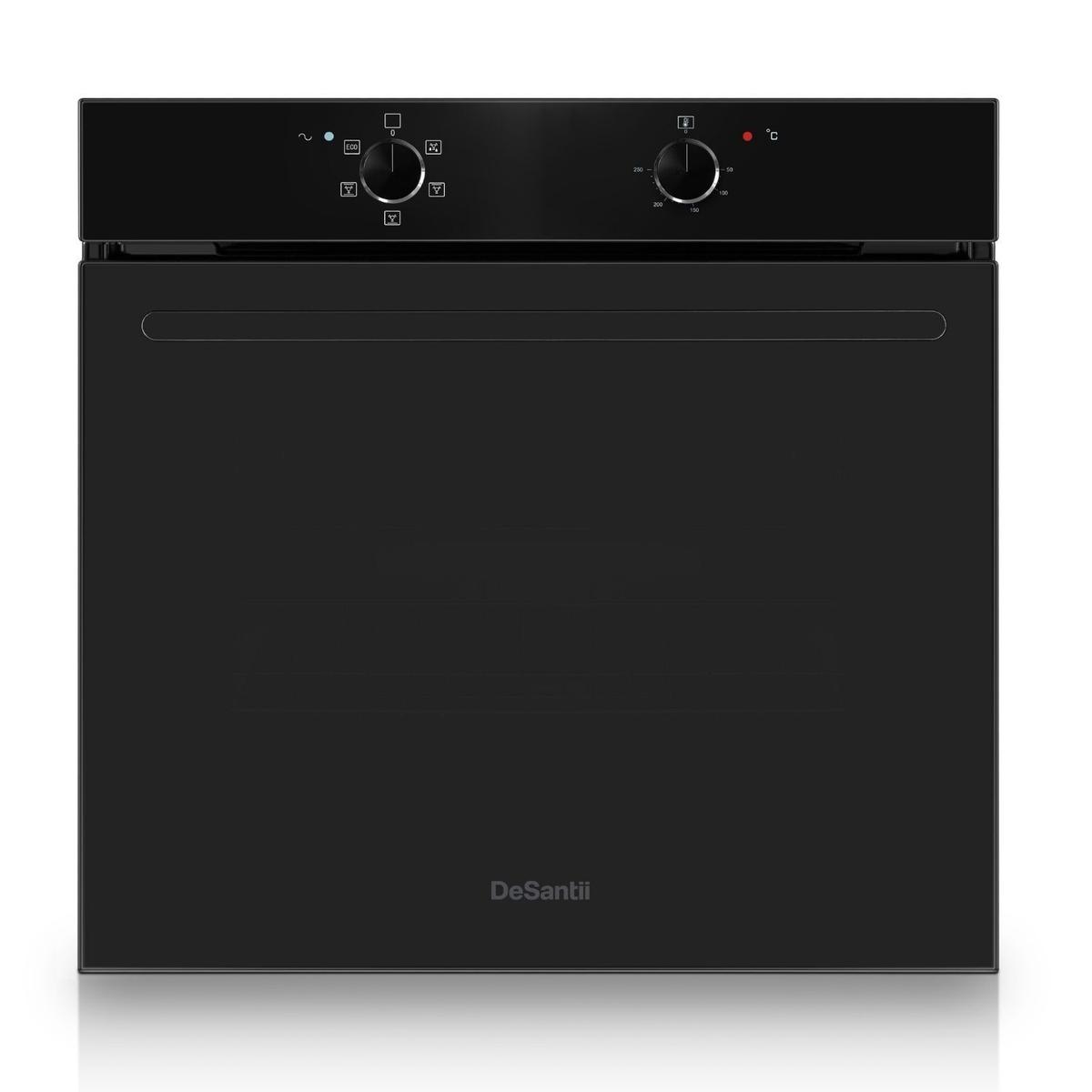 DeSantii Electric Fan Assisted Single Oven - Black