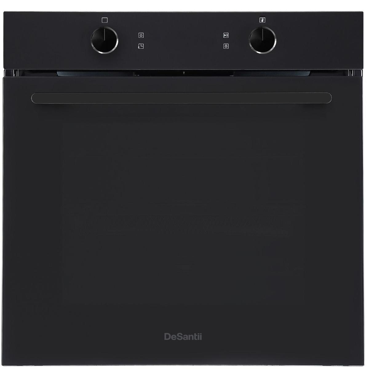 DeSantii Electric Single Oven with Air Fry Function - Black