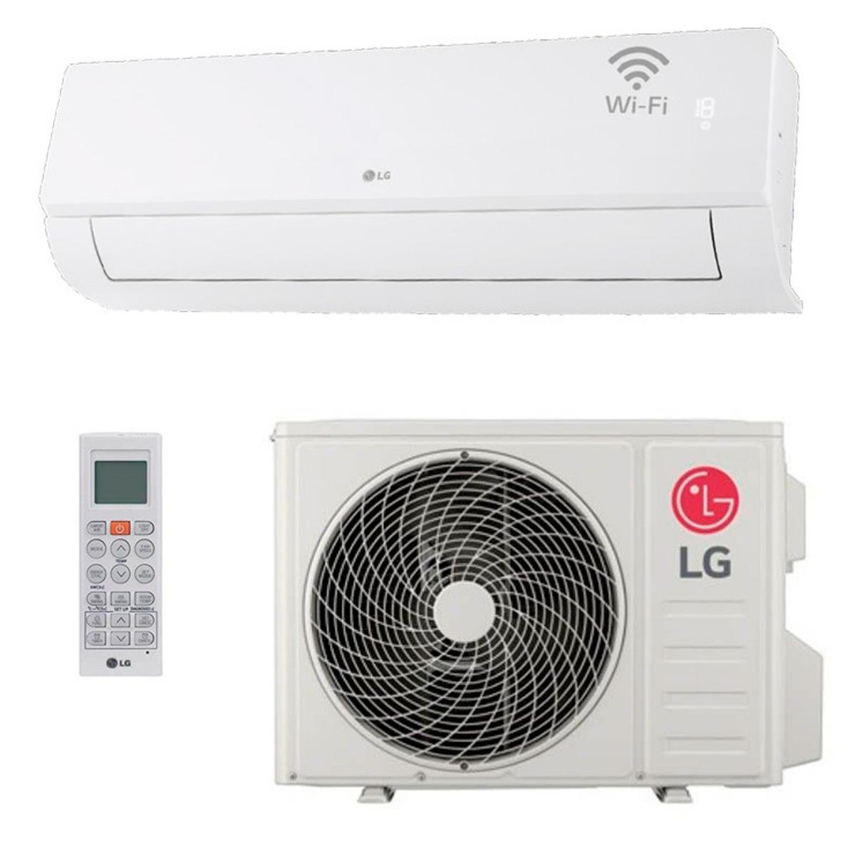 LG DualCool EZ24 Deluxe A++ 24000 BTU Smart Wall Mounted Split Air Conditioner with Heat Pump & Voice Control