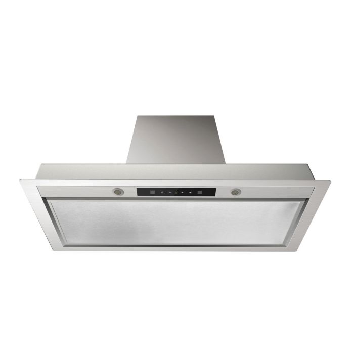 GRADE A2 - electriQ 80cm Canopy Cooker Hood - Stainless Steel