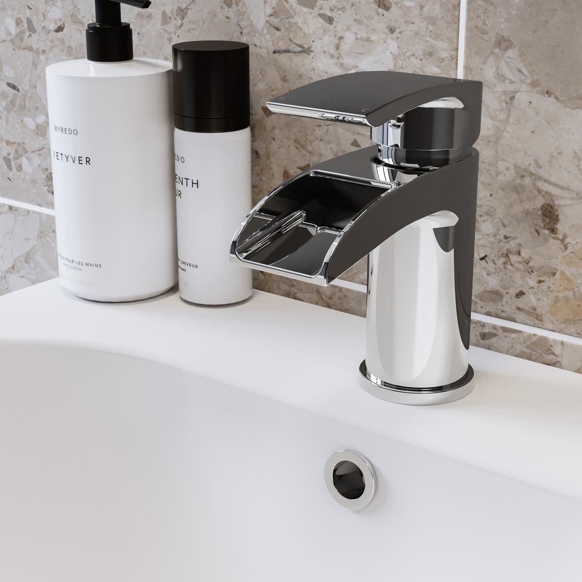 ONLY OPENED - Chrome Mono Basin Mixer Tap - Elina
