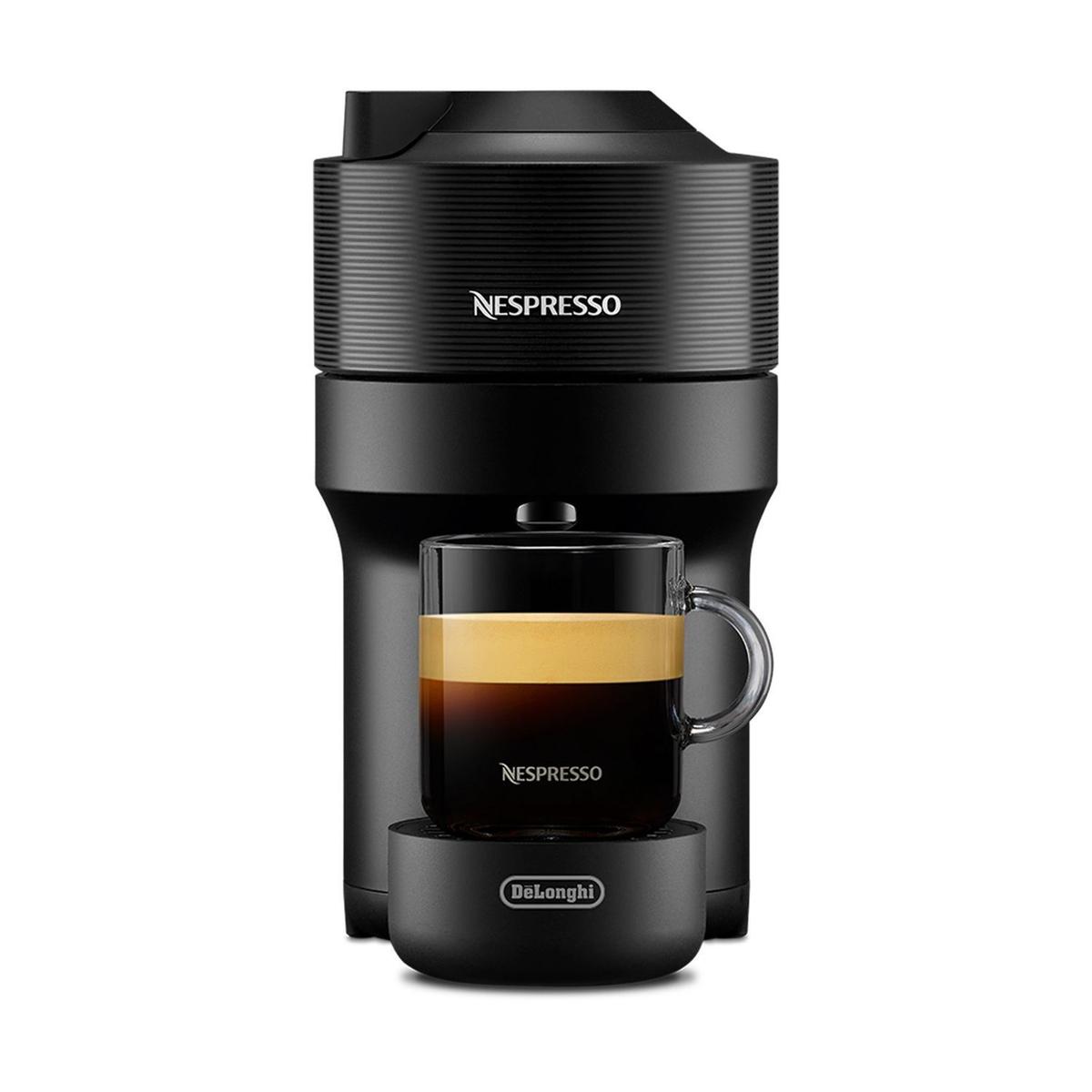 Nespresso by Delonghi Vertuo Pop Pod Coffee Machine ENV90.B - Black