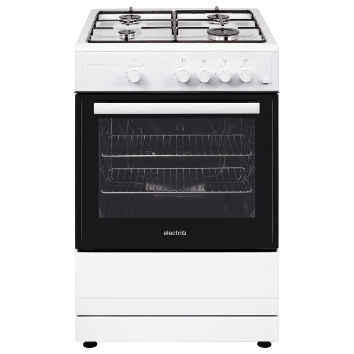 GRADE A2 - electriQ 60cm Gas Cooker - White