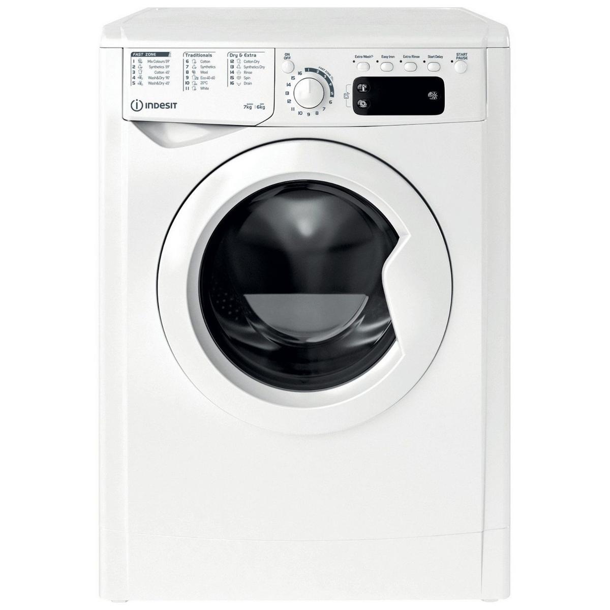 GRADE A2 - Indesit 7kg Wash 6kg Dry 1400rpm Washer Dryer  - Energy Saving -  White