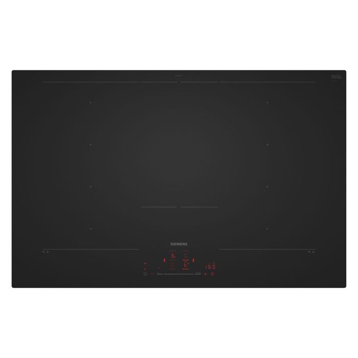 Siemens iQ700 80cm 4 Zone Induction Hob - Matt Black